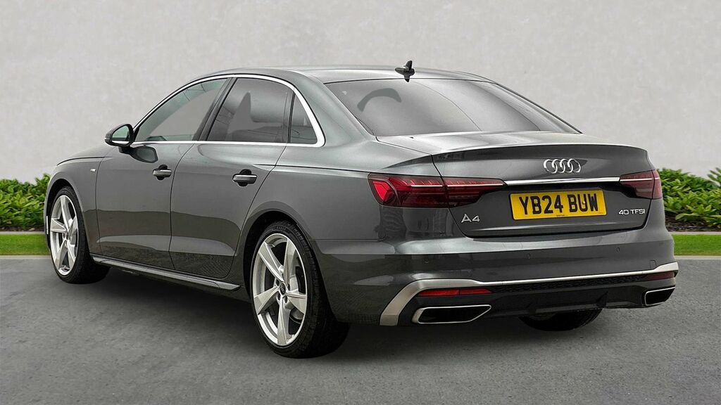 Audi A4 2.0 Tfsi 40 S Line Saloon S Tronic Euro YB24BUW Grey #2