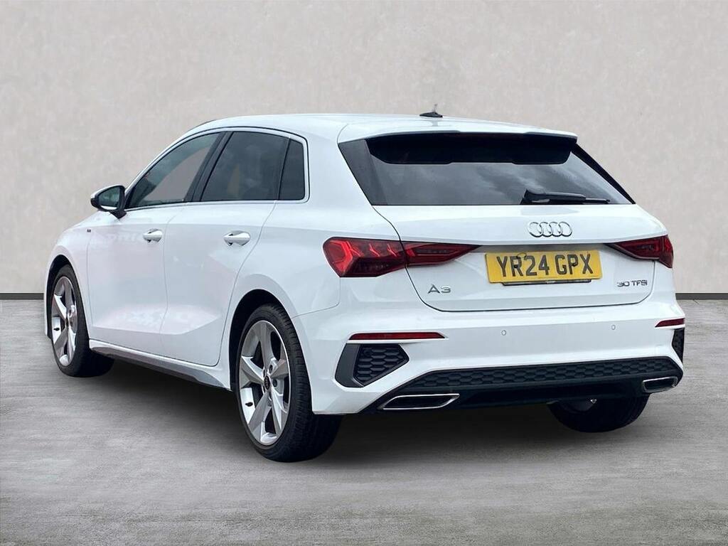 Audi A3 1.0 Tfsi 30 S Line Sportback Eur YR24GPX White #2