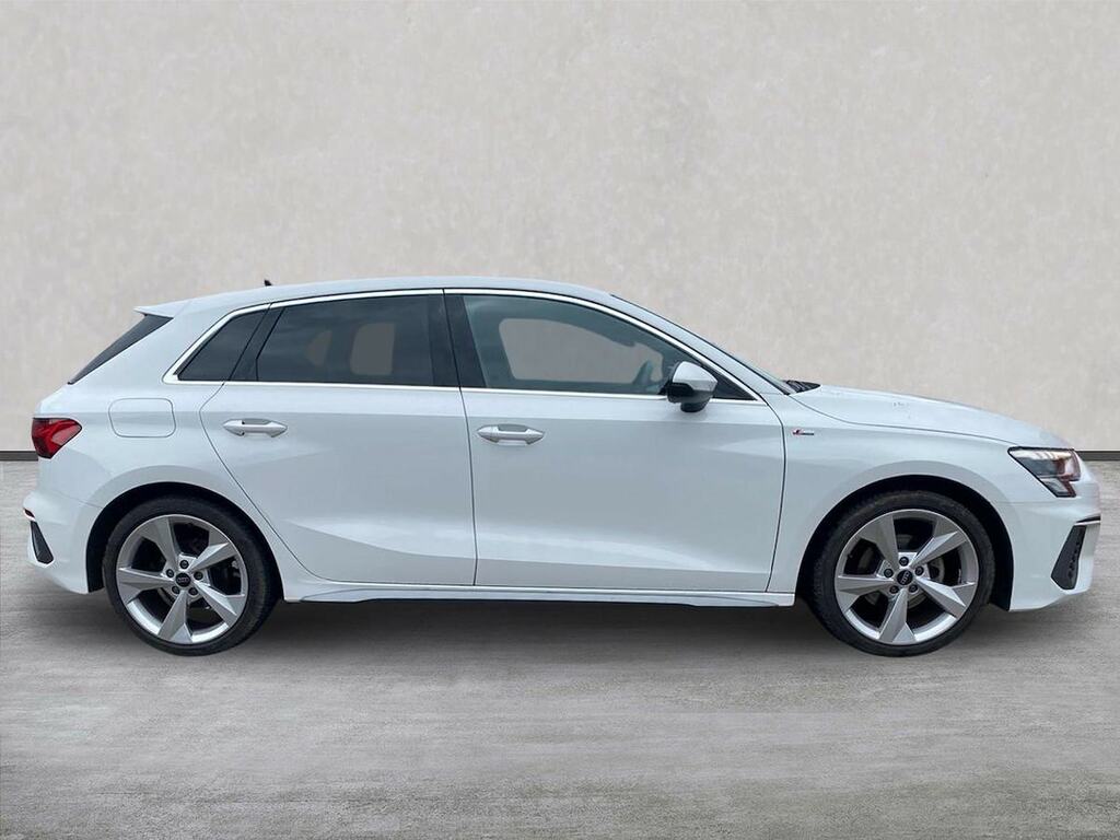 Audi A3 1.0 Tfsi 30 S Line Sportback Eur YR24GPX White #3