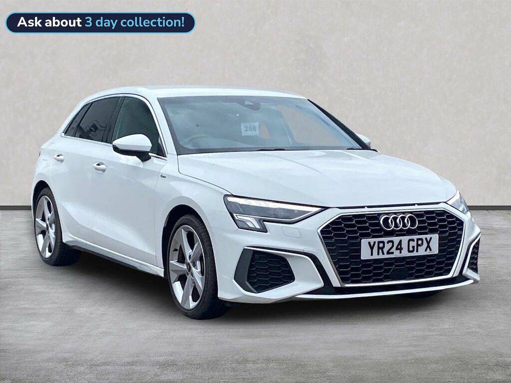 Audi A3 1.0 Tfsi 30 S Line Sportback Eur White