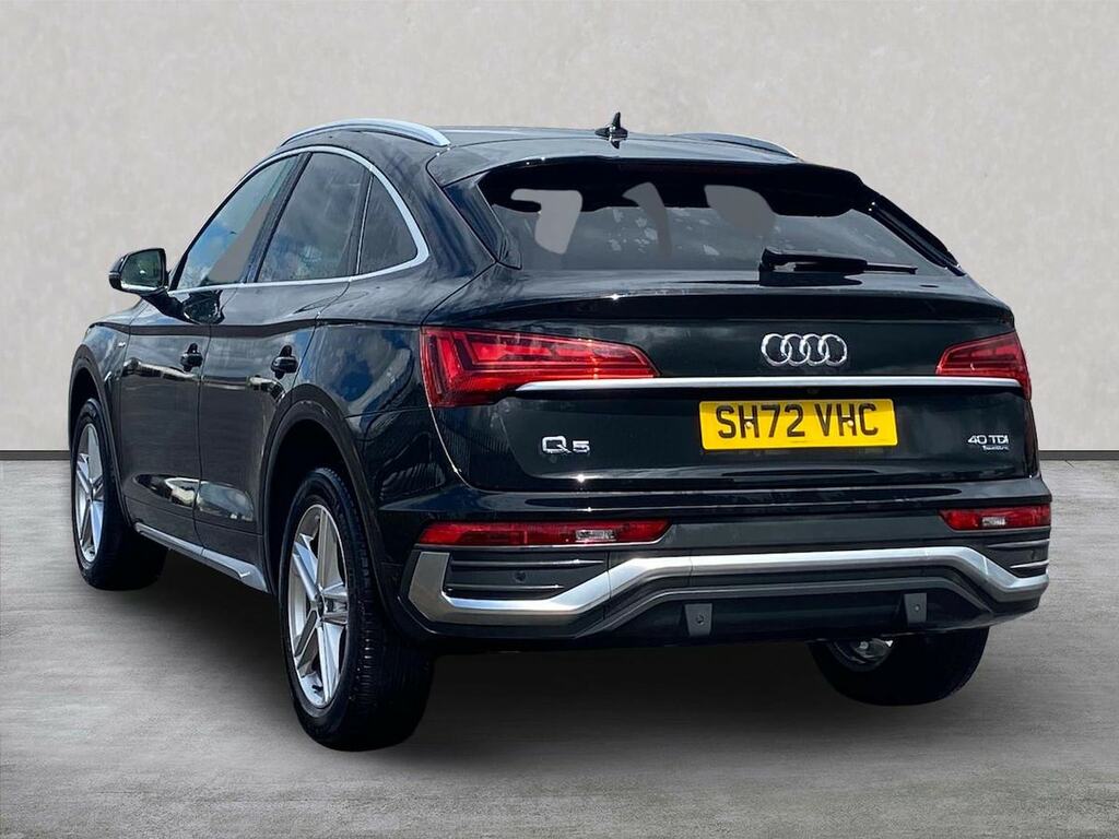 Audi Q5 2.0 Tdi 40 S Line Sportback S Tronic Qu SH72VHC Black #2