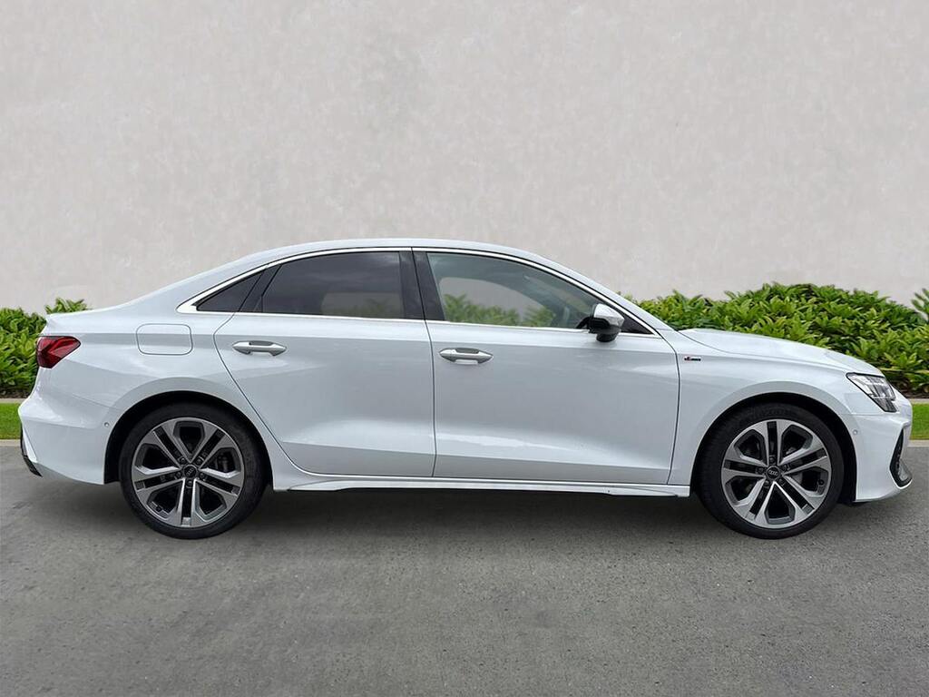 Audi A3 1.5 Tfsi 35 S Line Saloon S Tronic Euro SD75JEO White #3