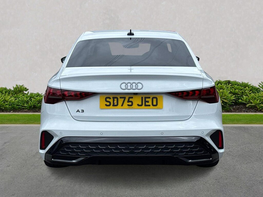 Audi A3 1.5 Tfsi 35 S Line Saloon S Tronic Euro SD75JEO White #4