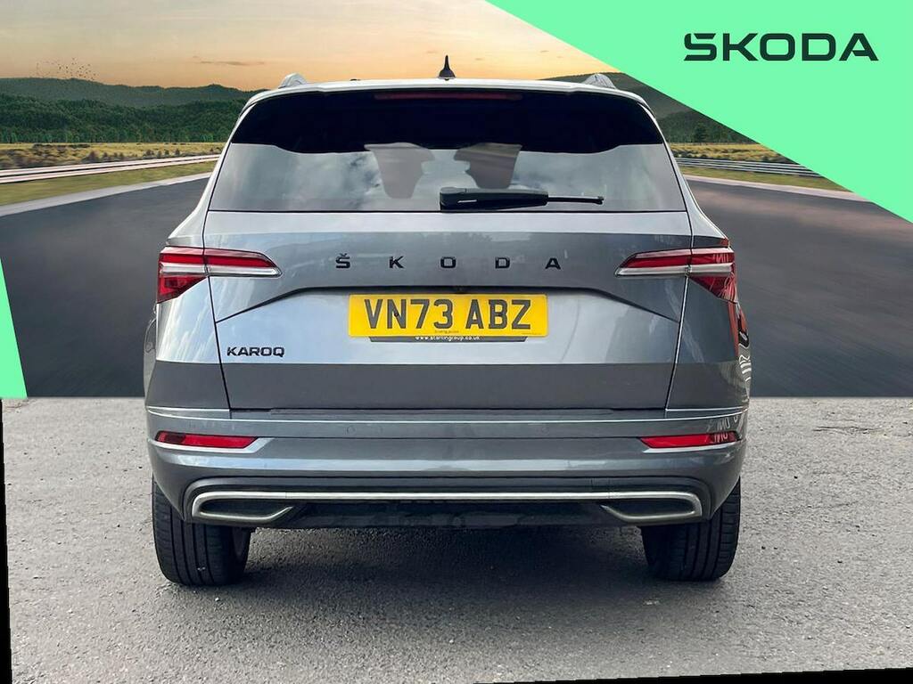 Skoda Karoq 1.5 Tsi Act Sportline Suv Dsg Euro 6 S VN73ABZ Grey #4