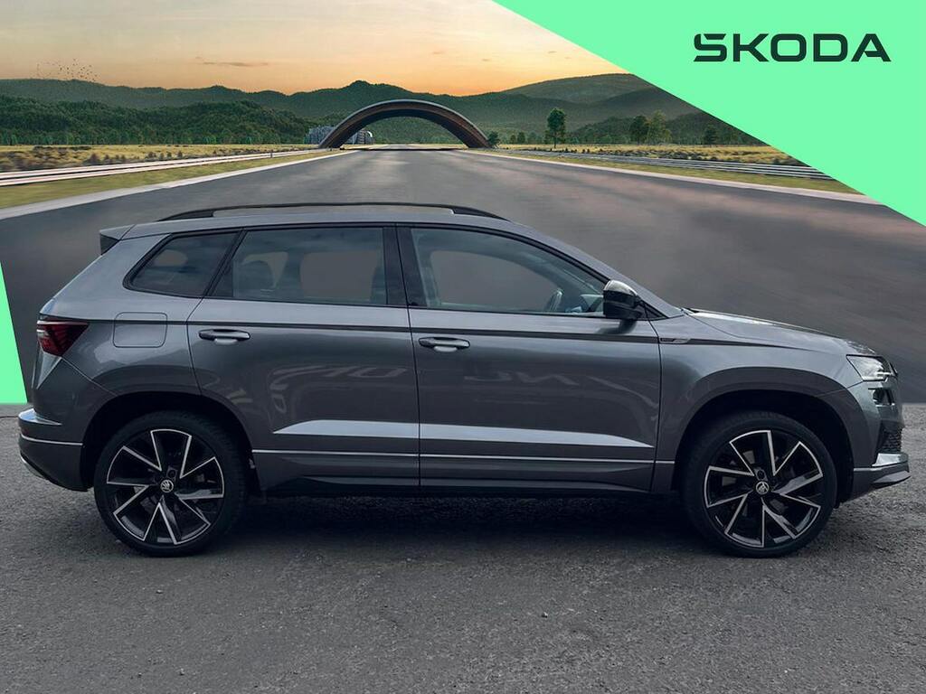 Skoda Karoq 1.5 Tsi Act Sportline Suv Dsg Euro 6 S VN73ABZ Grey #3