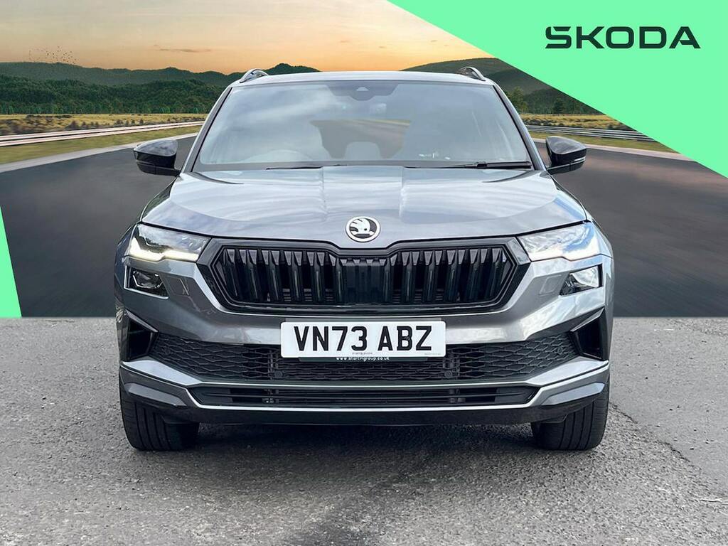 Skoda Karoq 1.5 Tsi Act Sportline Suv Dsg Euro 6 S VN73ABZ Grey #5