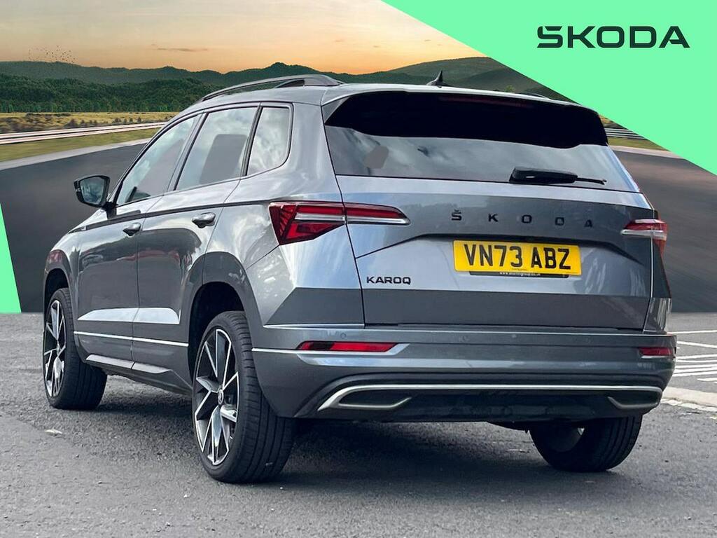 Skoda Karoq 1.5 Tsi Act Sportline Suv Dsg Euro 6 S VN73ABZ Grey #2