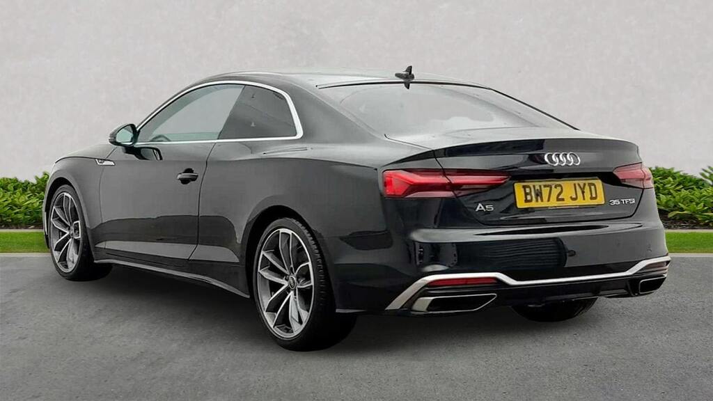 Audi A5 2.0 Tfsi 35 S Line Coupe S Tronic Euro BW72JYD Black #2