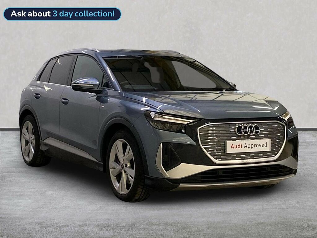 Audi Q4 E Tron 50 S Line Suv Quattro 82Kwh 299 Blue