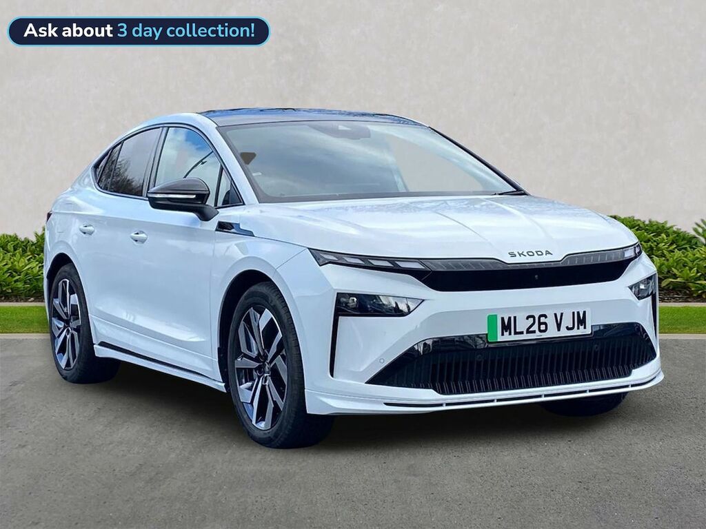 Skoda ENYAQ 210Kw 85X Sportline 82Kwh 4X4 ML26VJM White