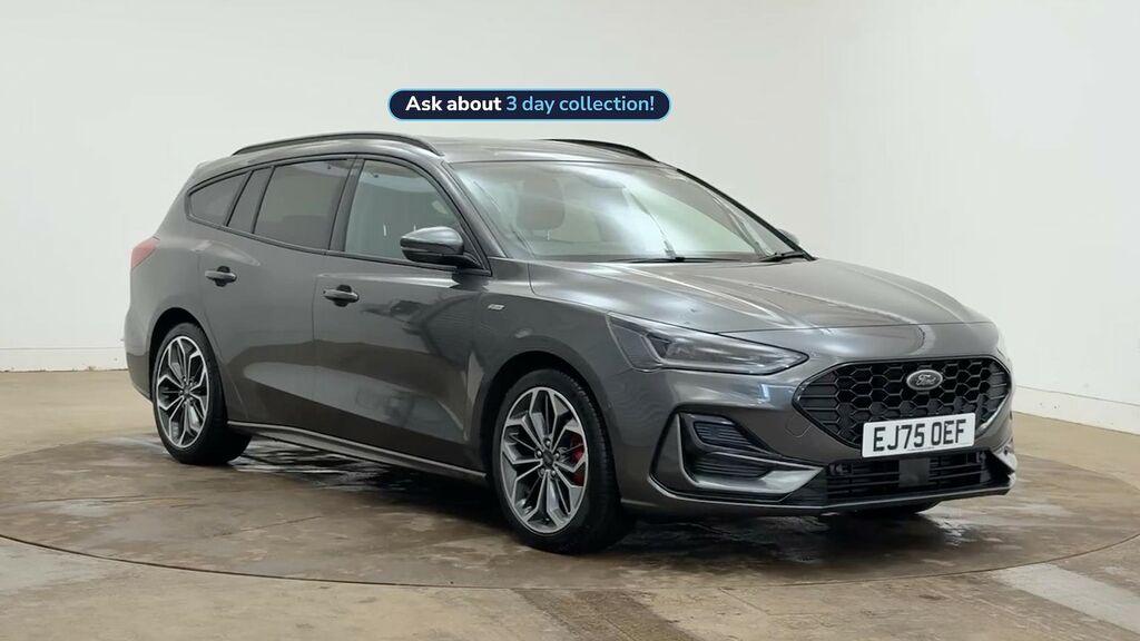 Ford Focus 1.0T Ecoboost Mhev St-line X Estate Hyb EJ75OEF Grey
