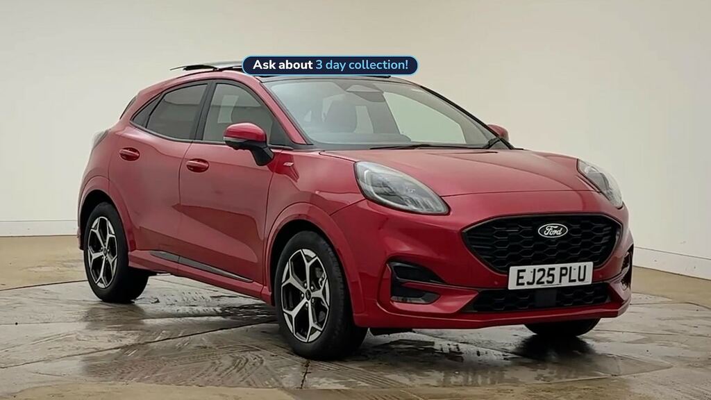 Ford Puma 1.0T Ecoboost Mhev St-line Suv Hybrid D EJ25PLU Red