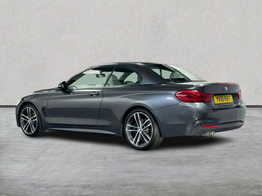 BMW 4 Series 2.0 420D M Sport Convertible Eur YK18KHT Grey #2