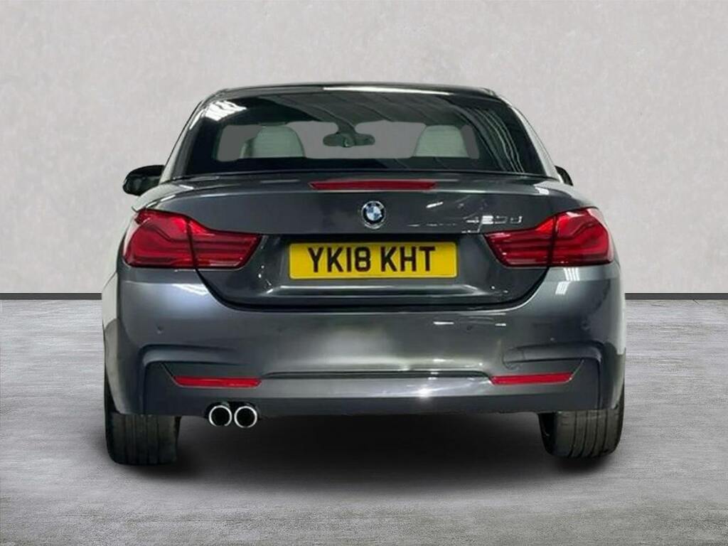 BMW 4 Series 2.0 420D M Sport Convertible Eur YK18KHT Grey #4