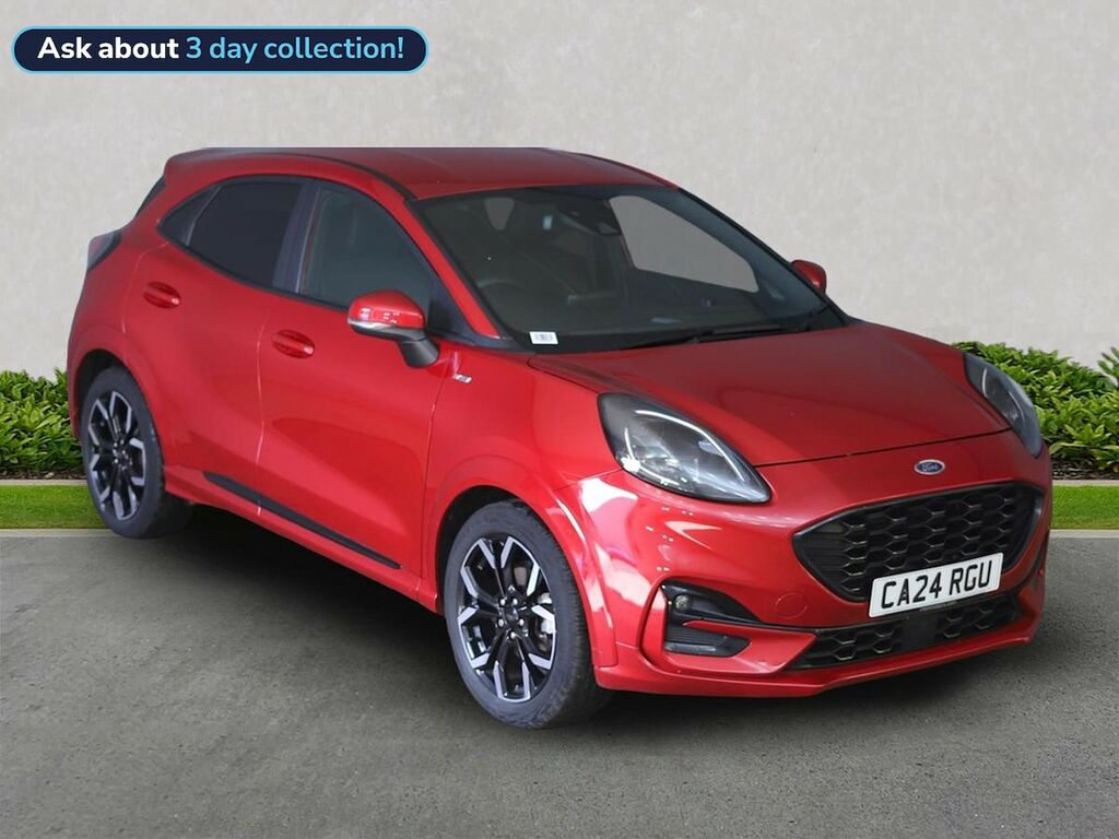 Ford Puma 1.0T Ecoboost Mhev St-line X Suv Hybrid CA24RGU Red