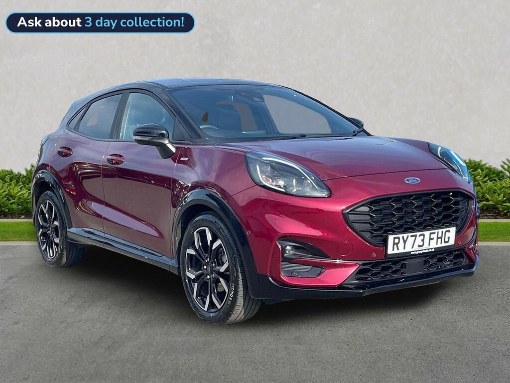 Ford Puma 1.0T Ecoboost Mhev Vivid Ruby Edition Suv Petr Red