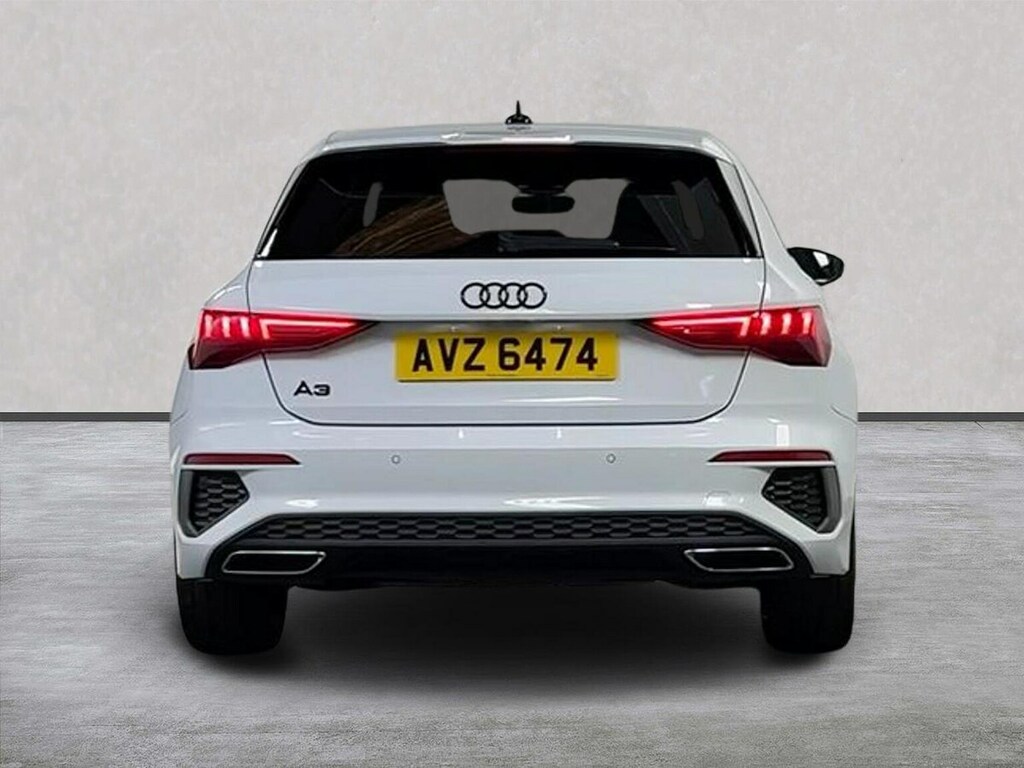 Audi A3 A3 30 Tfsi S Line S Tronic Hatchback AVZ6474 White #4