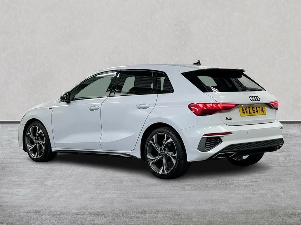 Audi A3 A3 30 Tfsi S Line S Tronic Hatchback AVZ6474 White #2