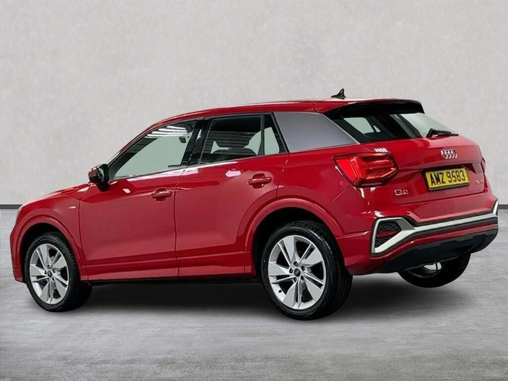 Audi Q2 Q2 35 Tfsi S Line Estate AMZ9583 Red #2