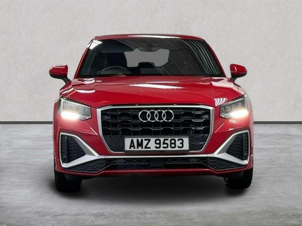 Audi Q2 Q2 35 Tfsi S Line Estate AMZ9583 Red #5