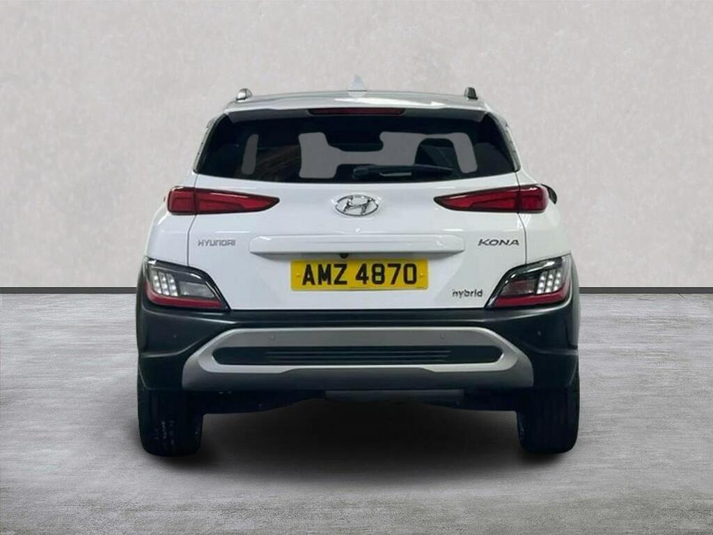 Hyundai Kona 1.6 H-gdi Ultimate Suv Hybrid Dct Euro AMZ4870 White #4