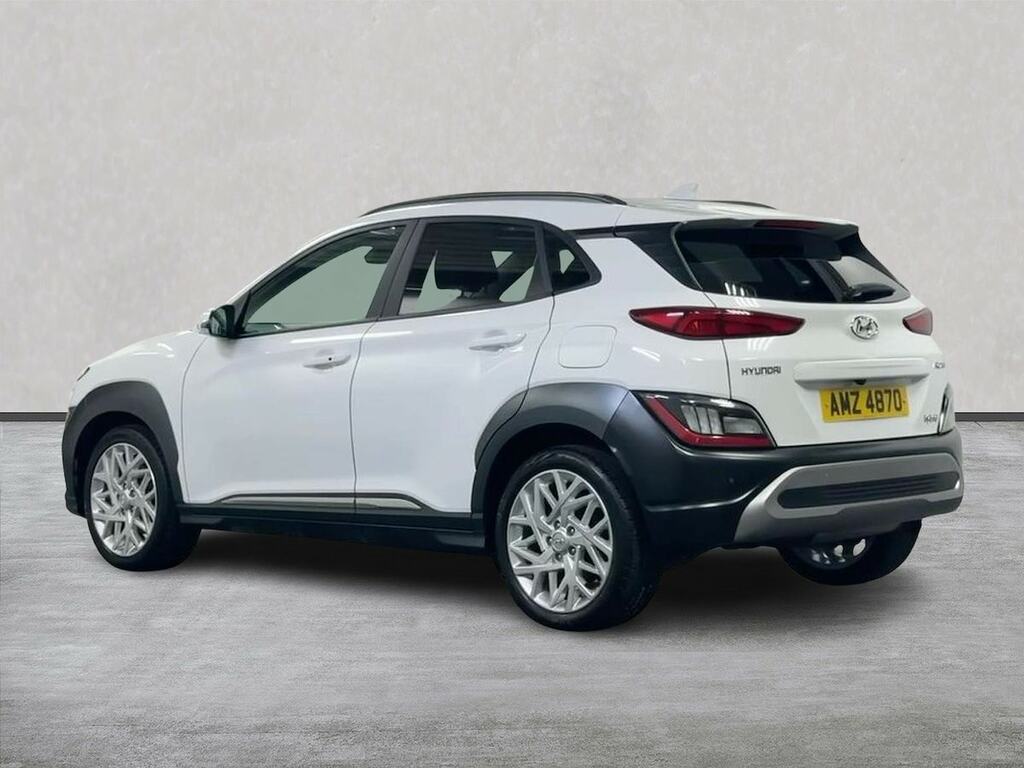 Hyundai Kona 1.6 H-gdi Ultimate Suv Hybrid Dct Euro AMZ4870 White #2