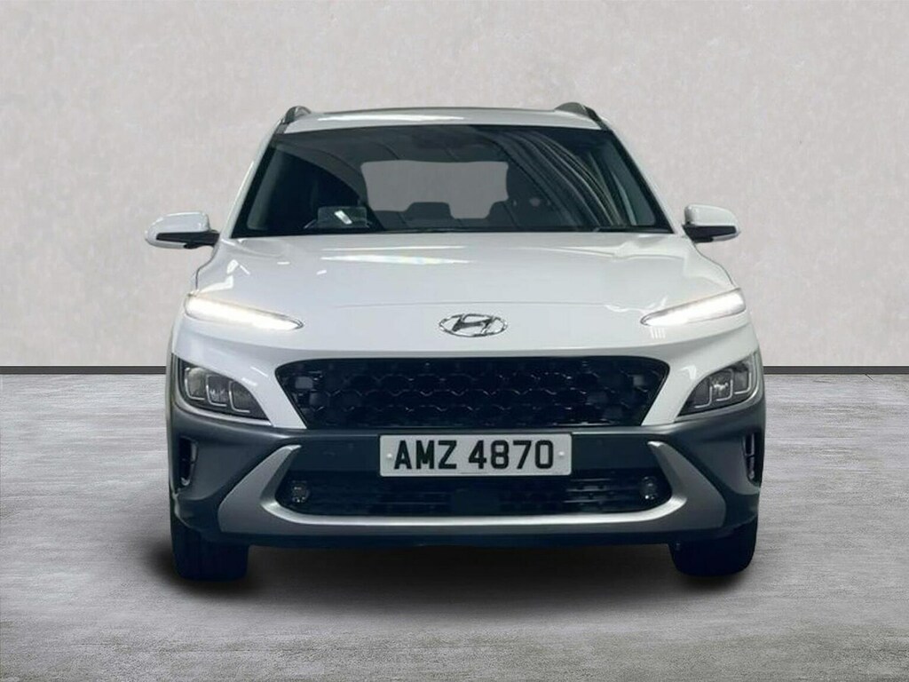 Hyundai Kona 1.6 H-gdi Ultimate Suv Hybrid Dct Euro AMZ4870 White #5