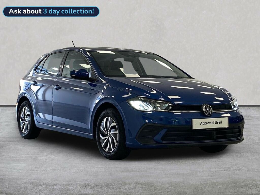 Volkswagen Polo 1.0 Tsi Life Hatchback Euro 6 S ND24VJY Blue