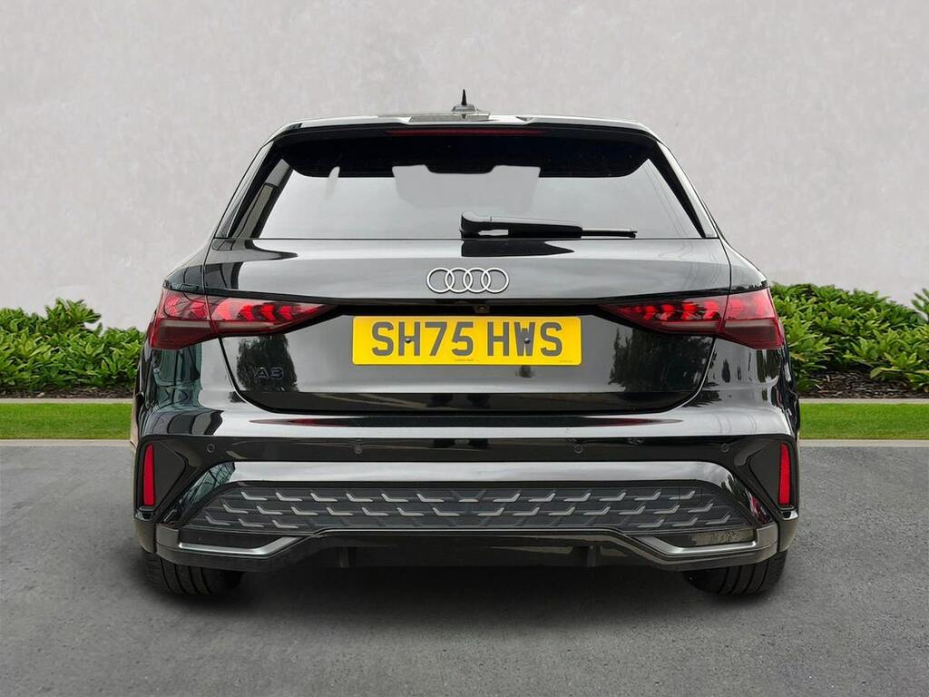 Audi A3 1.5 Tfsi 116 S Line S Tronic Tech Pack SH75HWS Black #4