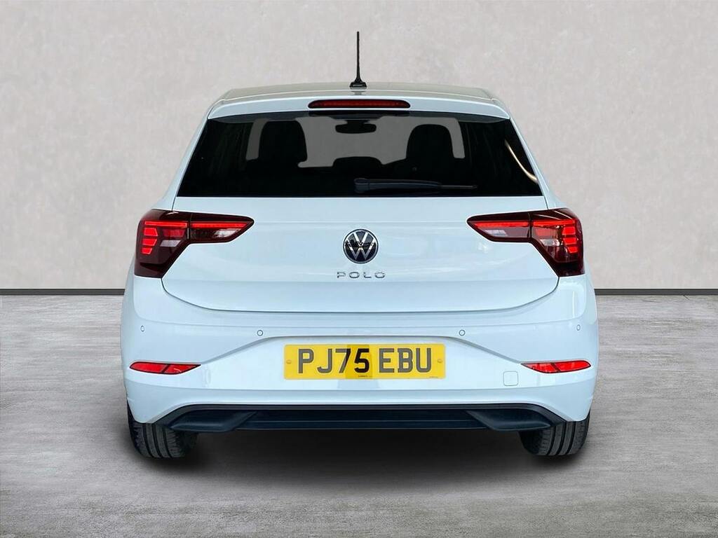 Volkswagen Polo 1.0 Tsi Match Hatchback Euro 6 PJ75EBU White #4