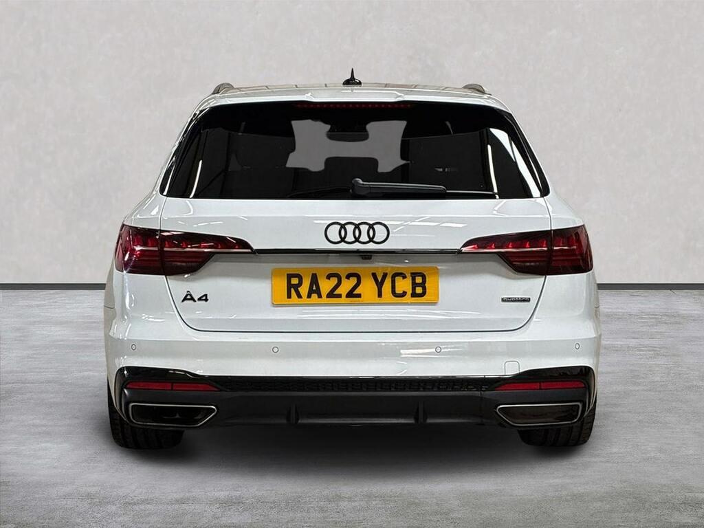 Audi A4 2.0 Tdi 40 Black Edition Estate S Troni White #4