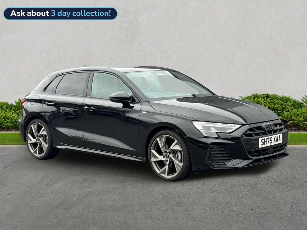 Audi A3 1.5 Tfsi 150 Black Ed S Tronic Tech Pack SH75XAA Black