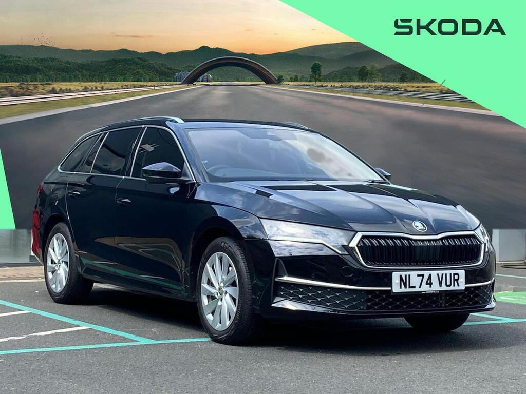 Skoda Octavia 1.5 Tsi Act Se L Estate Euro 6 NL74VUR Black