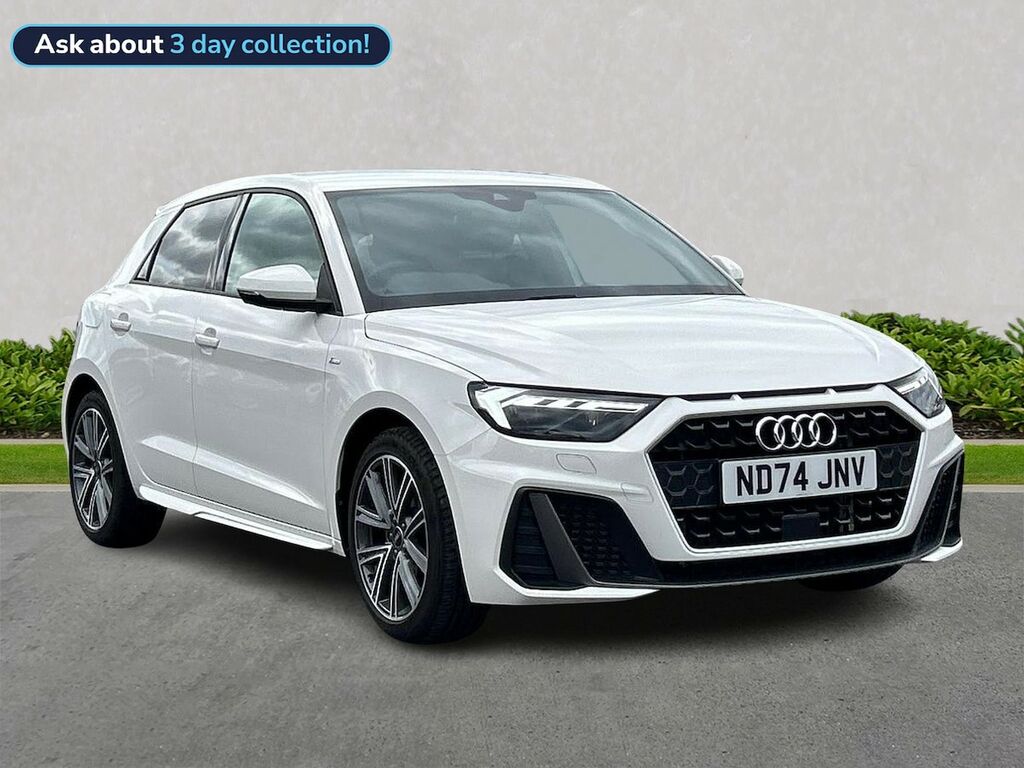 Audi A1 1.0 Tfsi 30 S Line Sportback S Tronic E White