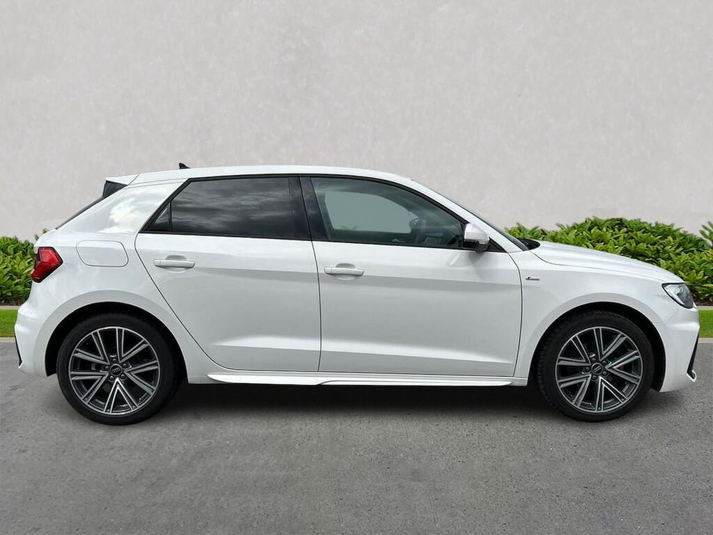 Audi A1 1.0 Tfsi 30 S Line Sportback S Tronic E ND74JNV White #3