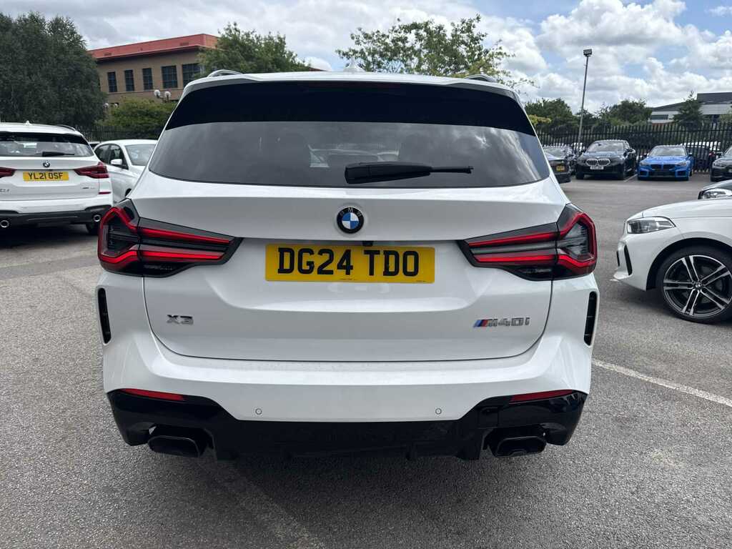 BMW X3 Xdrive M40i Mht White #4