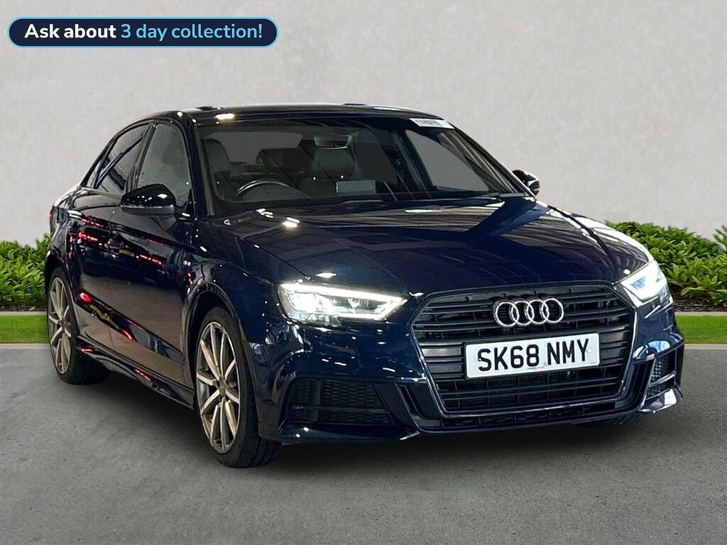 Audi A3 1.0 Tfsi 30 Black Edition Saloon S Tron Blue