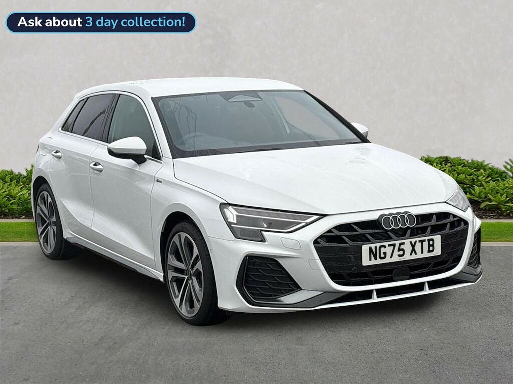 Audi A3 1.5 Tfsi S Line Sportback S Tronic Euro White