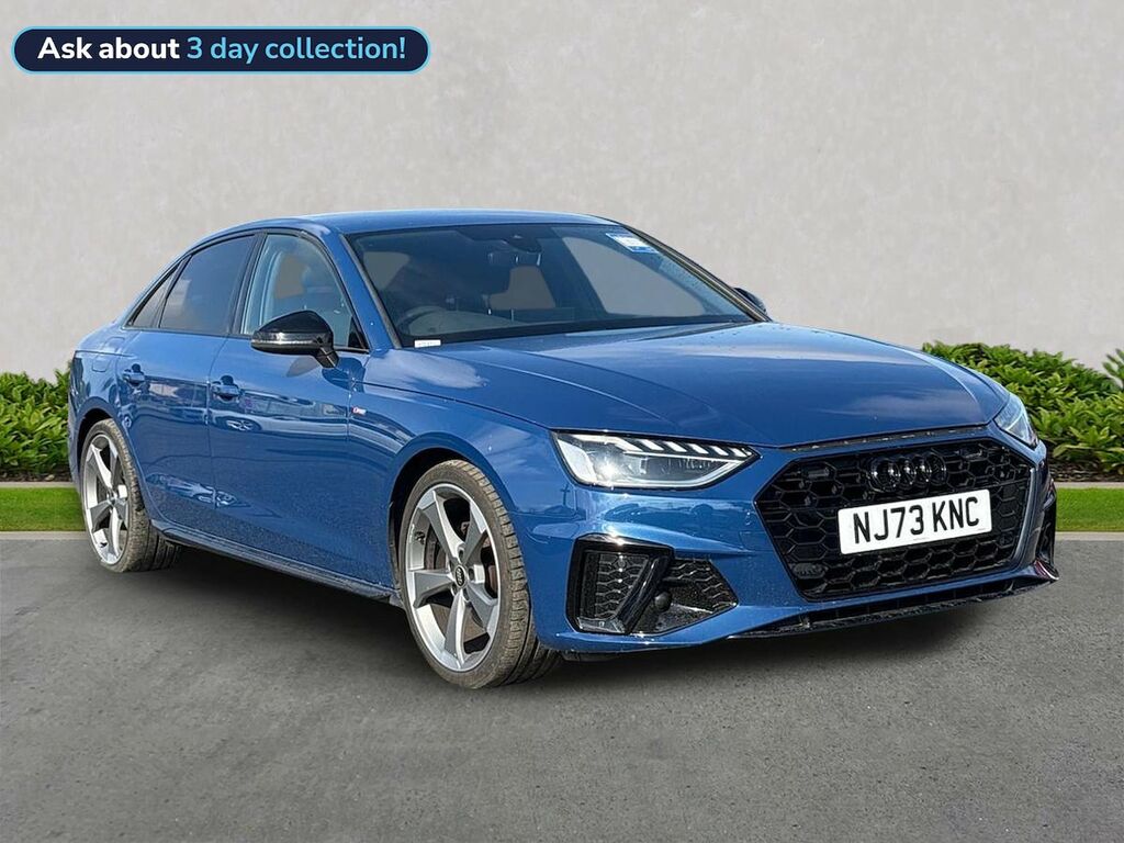 Audi A4 2.0 Tdi 35 Black Edition Saloon S Troni Blue