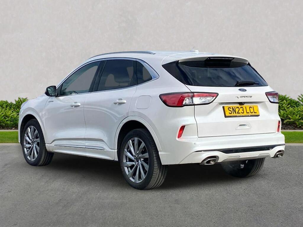 Ford Kuga 2.5H Duratec Vignale Suv Hybrid Cvt Eur SN23LCL White #2