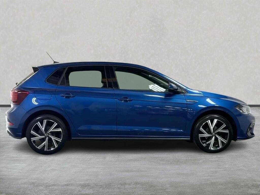 Volkswagen Polo 1.0 Tsi R-line Hatchback Euro 6 AMZ8617 Blue #3