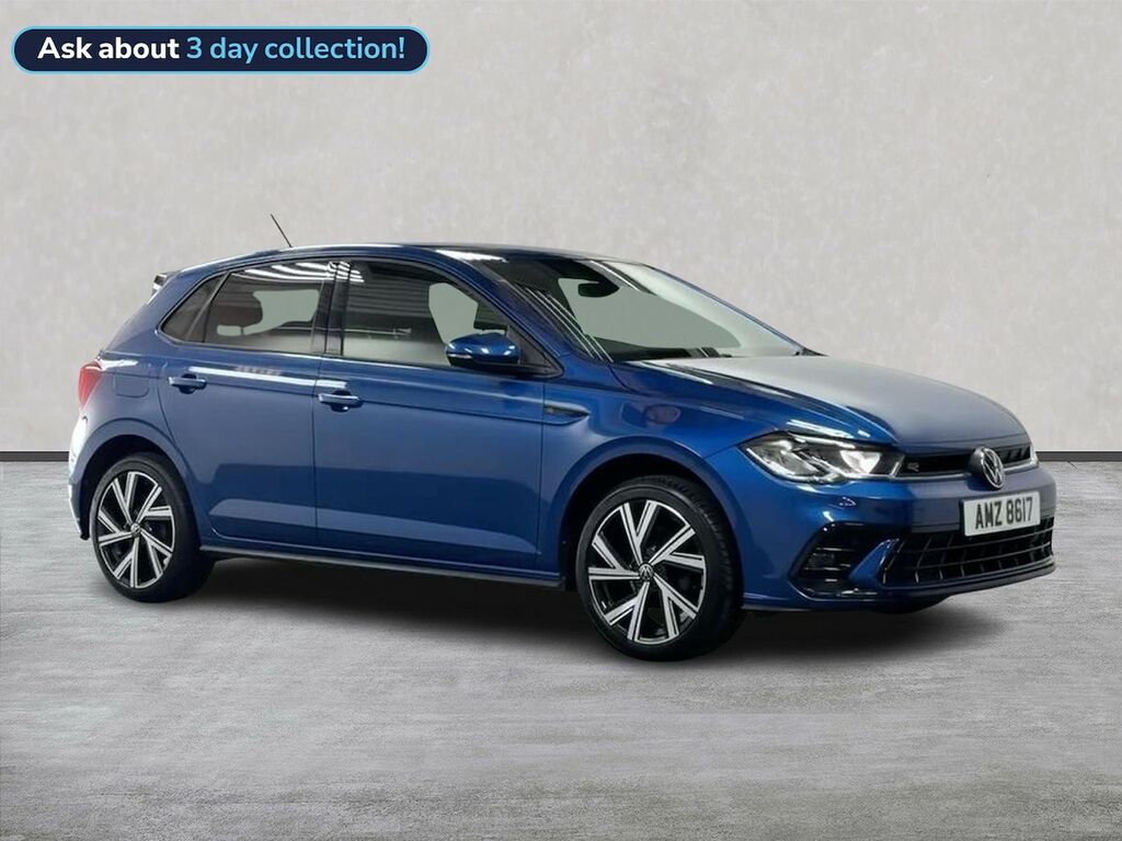 Volkswagen Polo 1.0 Tsi R-line Hatchback Euro 6 Blue