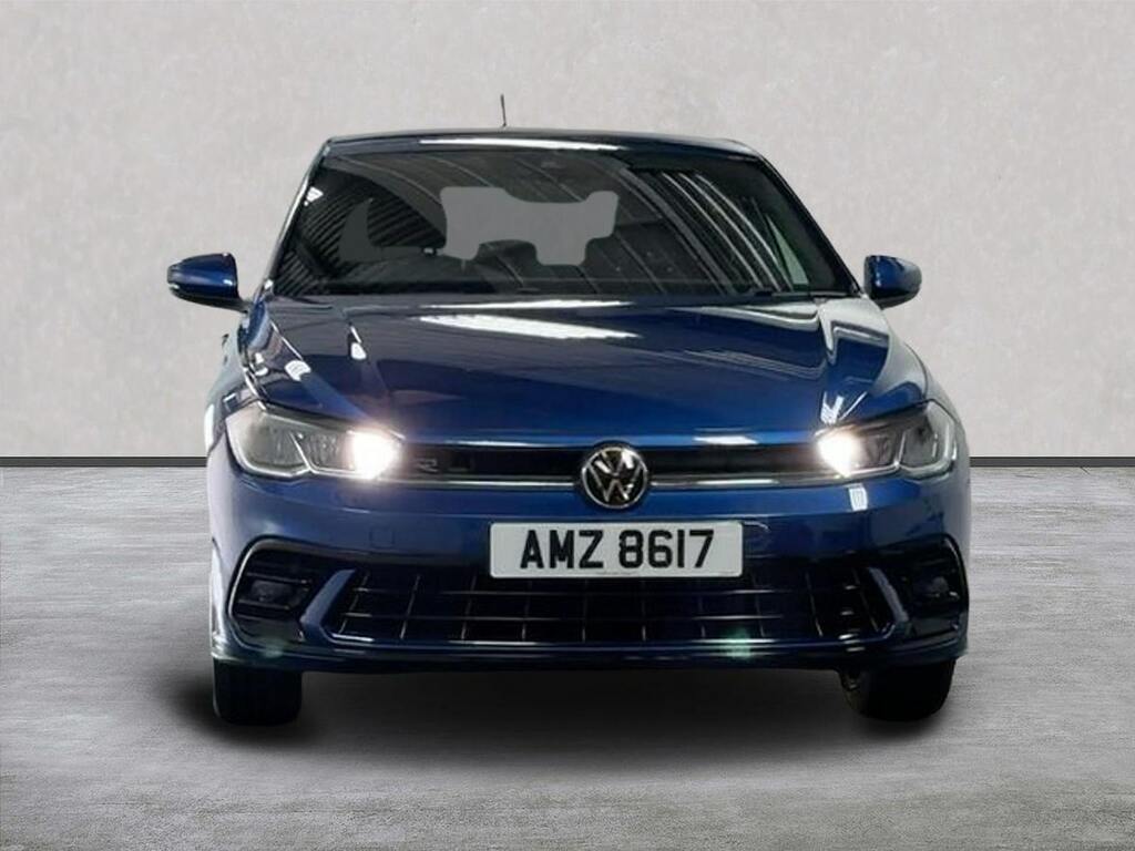 Volkswagen Polo 1.0 Tsi R-line Hatchback Euro 6 AMZ8617 Blue #5