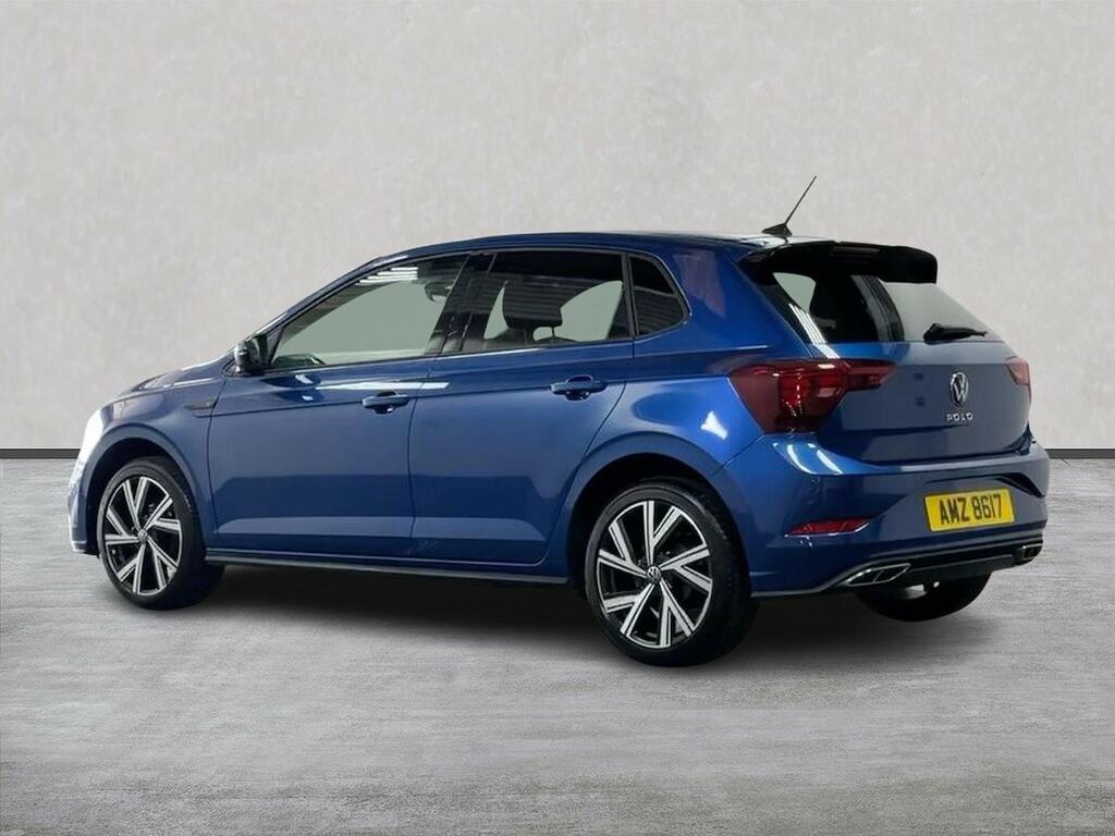 Volkswagen Polo 1.0 Tsi R-line Hatchback Euro 6 AMZ8617 Blue #2