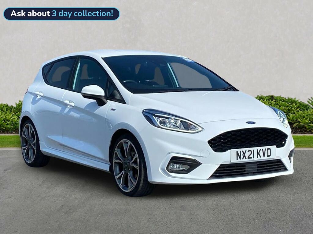 Ford Fiesta 1.0T Ecoboost Mhev St-line X Edition Hatchback NX21KVD White