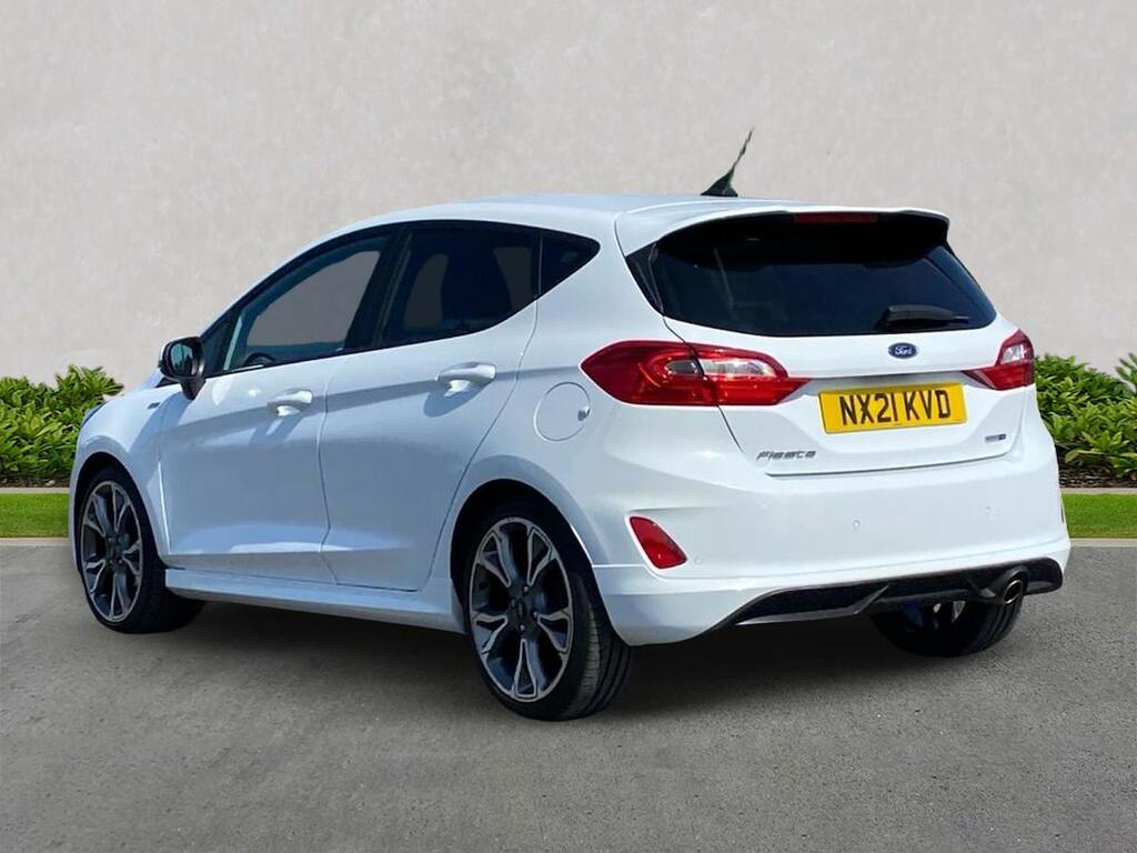 Ford Fiesta 1.0T Ecoboost Mhev St-line X Edition Hatchback NX21KVD White #2