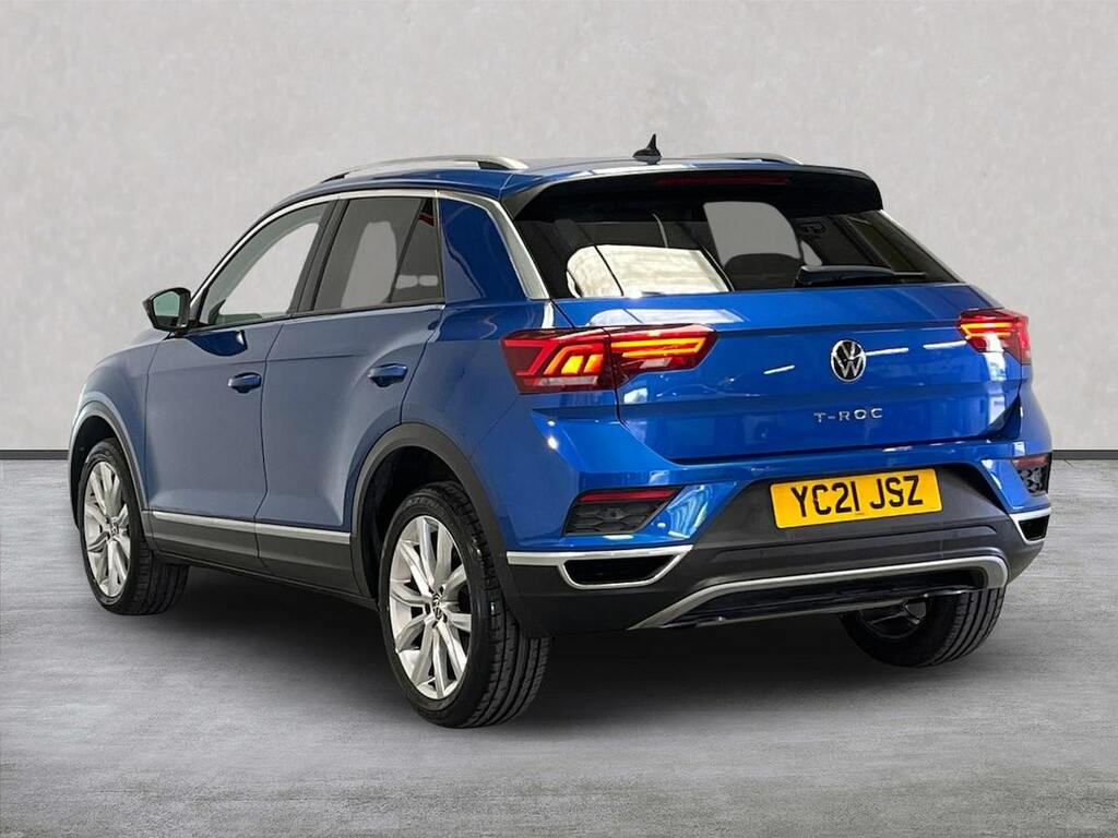 Volkswagen T-Roc 1.5 Tsi Gpf Evo Sel Suv Dsg Euro 6 Ss Blue