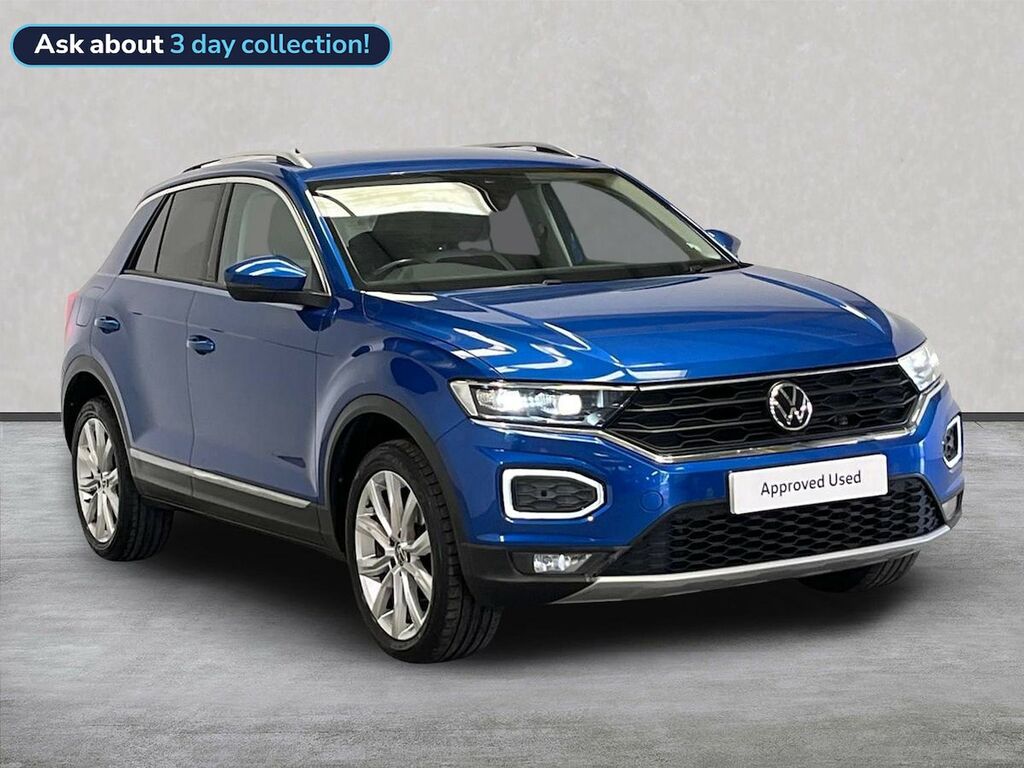 Volkswagen T-Roc 1.5 Tsi Gpf Evo Sel Suv Dsg Euro 6 Ss YC21JSZ Blue