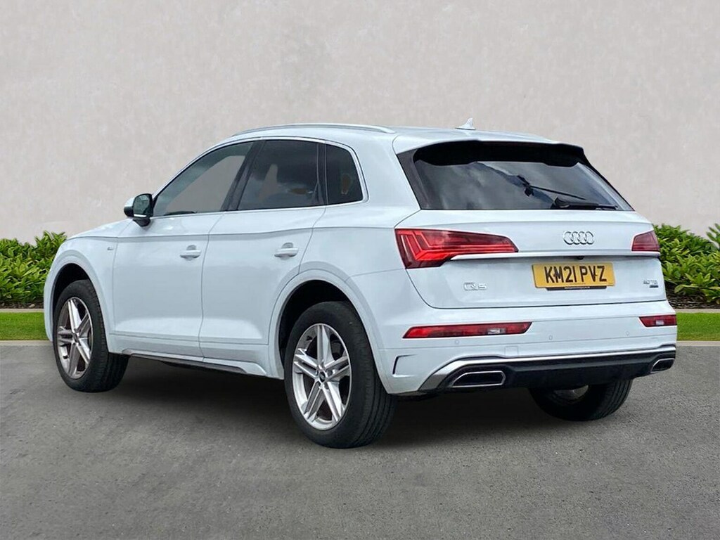 Audi Q5 2.0 Tdi 40 S Line Suv S Tronic Quattro KM21PVZ White #2