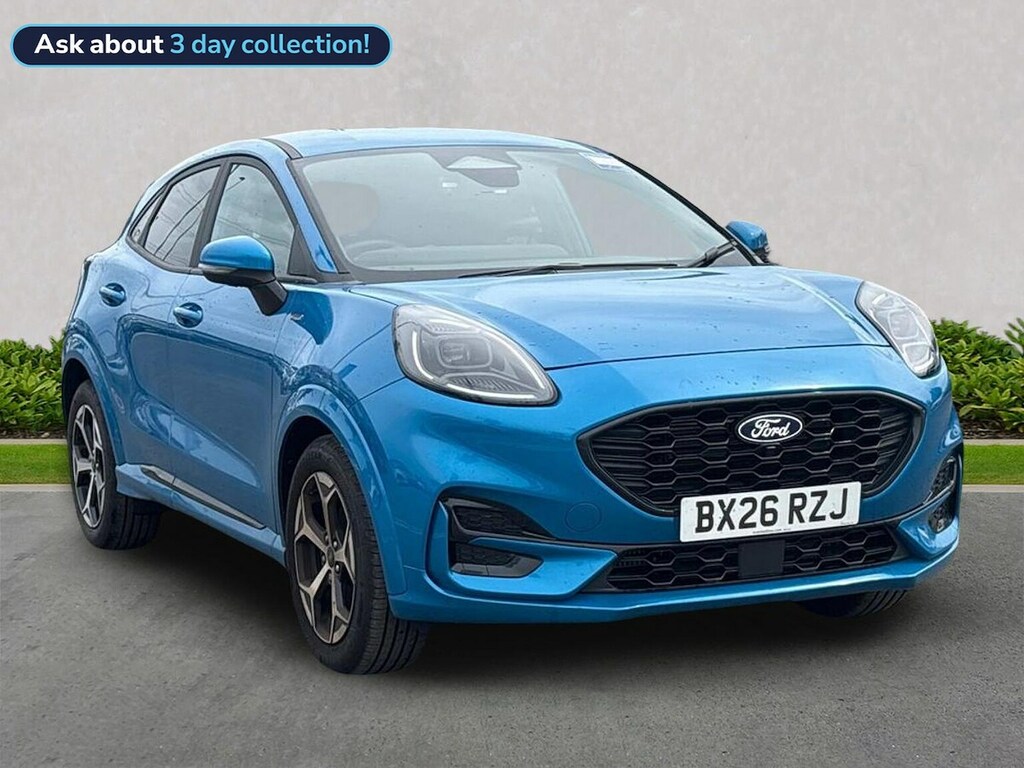 Ford Puma 1.0T Ecoboost Mhev St-line Suv Hybrid M Blue